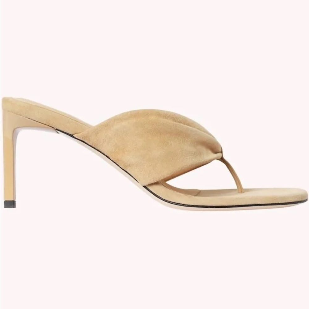 Dear Frances Suede Thong Heeled Sandal Size 37 - Picture 4 of 9